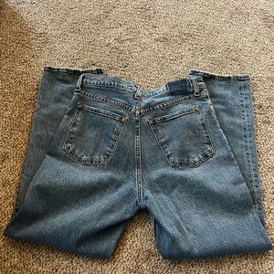 Abercrombie 90s high rise straight jeans